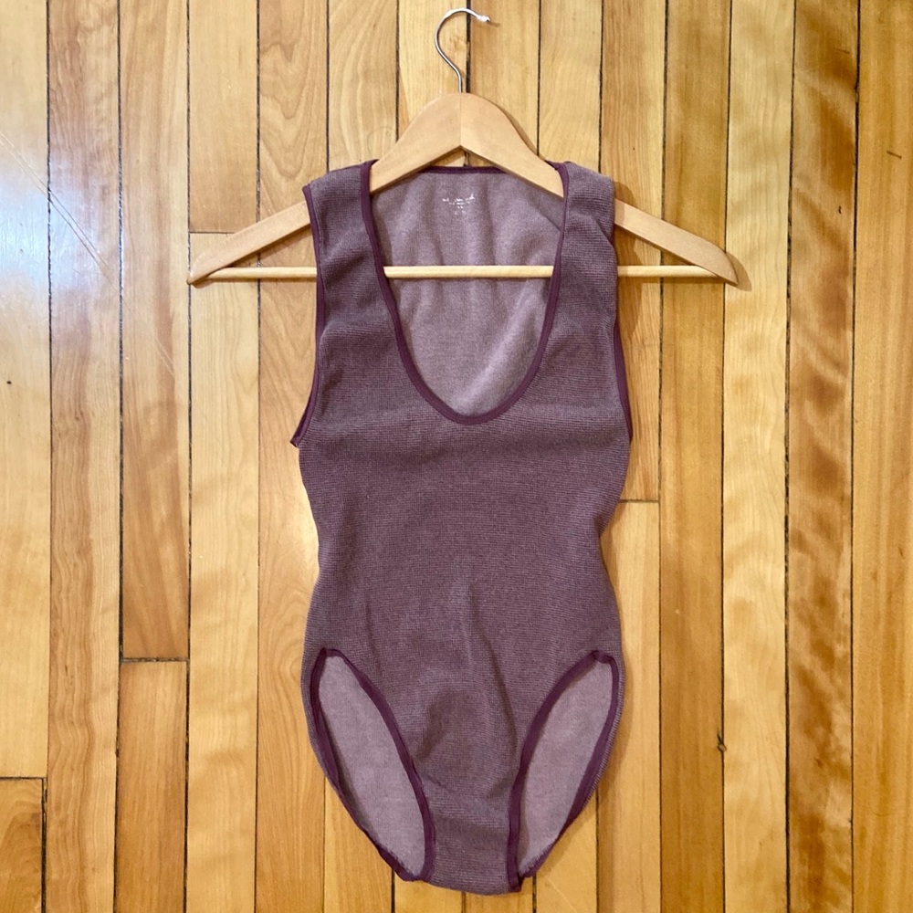 UO purple spandex bodysuit